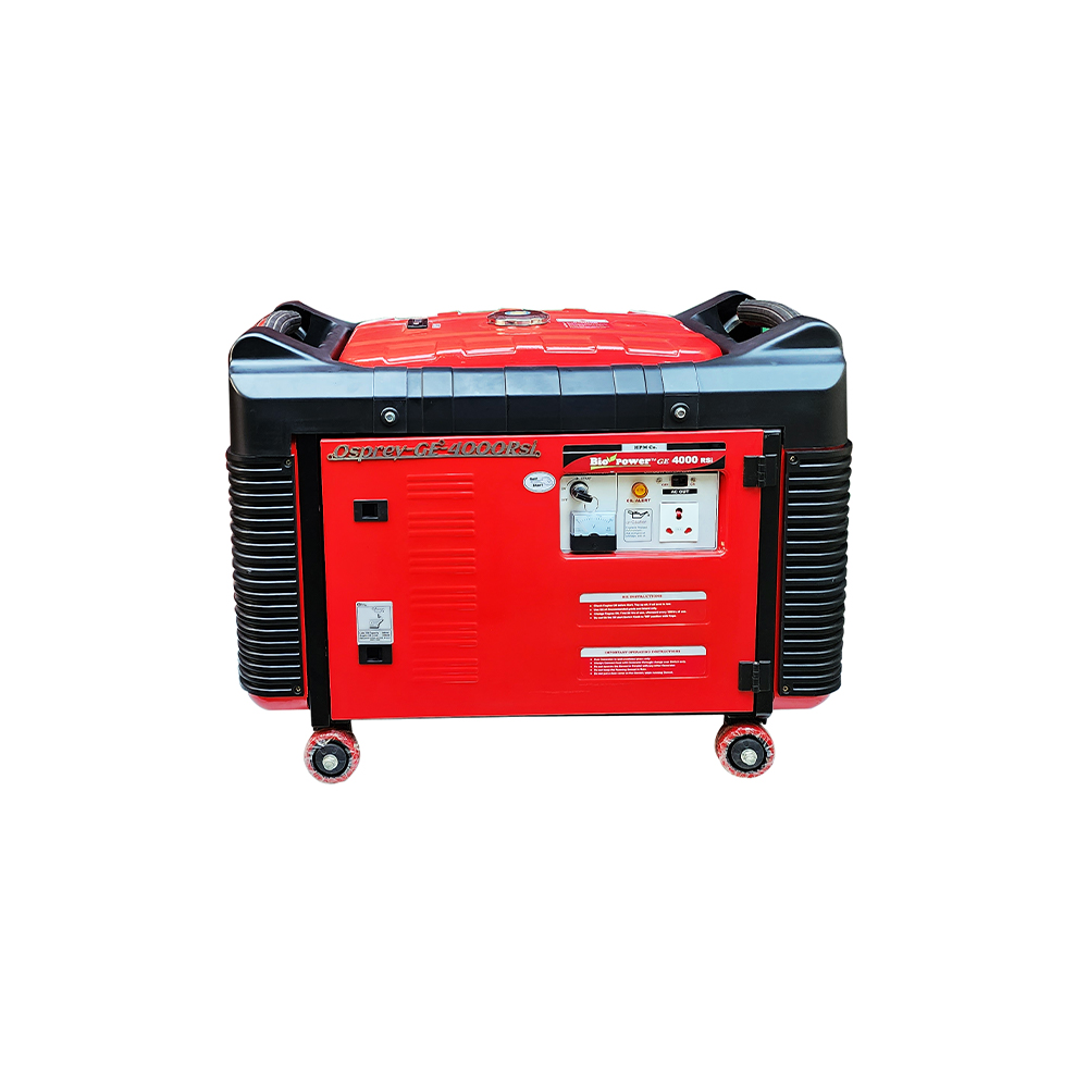4 KVA smart  Portable Generator, Petrol Run, Recoil & Self Start Model Osprey GE-4000RSi